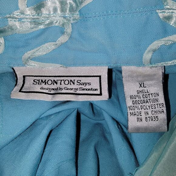 George Simonton Button Front Soutache Jacket Size XL - Picture 6 of 6